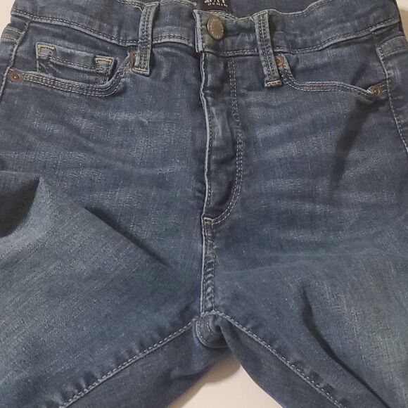 Gap jeans women's size 0 size 25R blue true skinny demin jeans size 0 / … - Picture 9 of 12